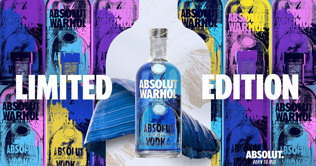 Absolut „blue“: Absolut Vodka präsentiert neue Warhol Limited Edition