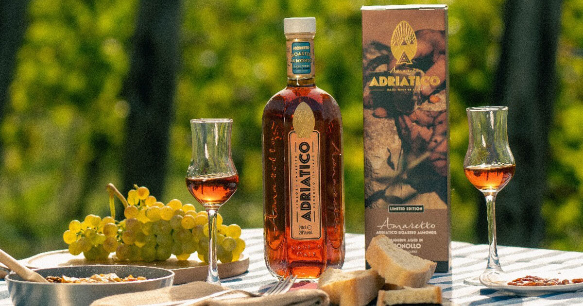 Limited Edition: Adriatico Amaretto mit Roasted Almonds Grappa Cask Aged