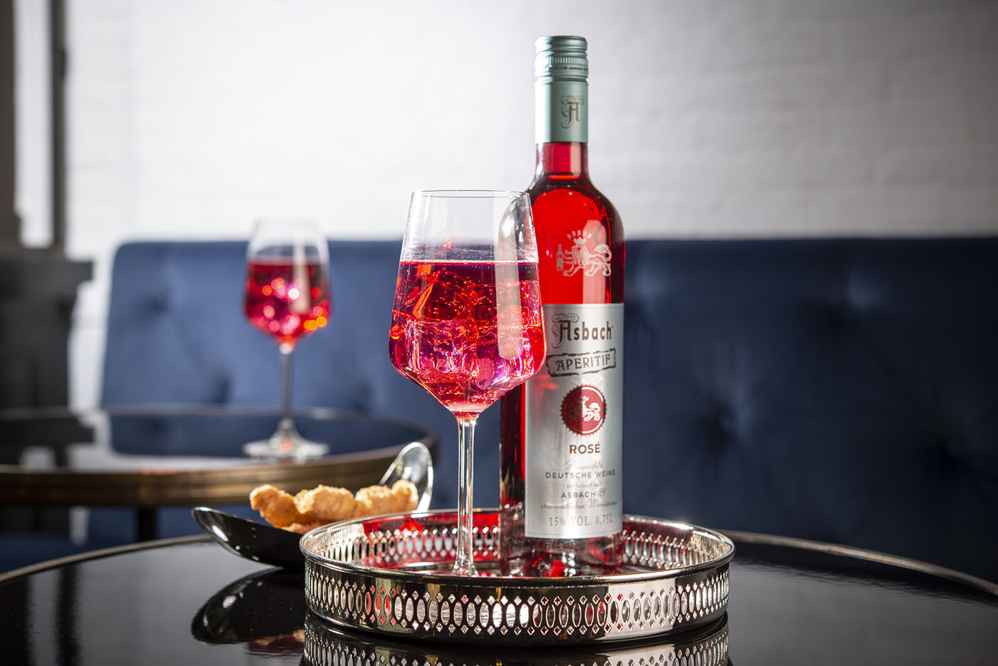Aperitif Fünf – Cocktails: Rosé Asbach mit Drinks