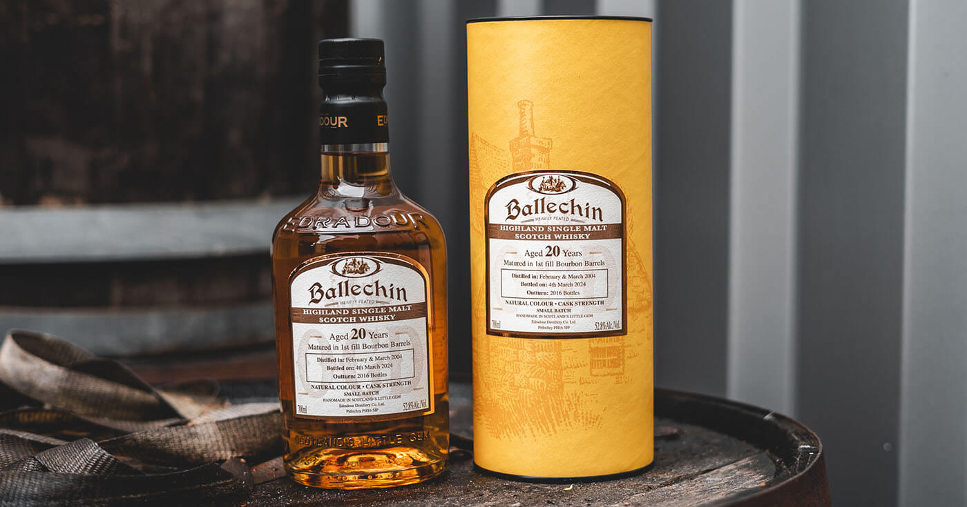 Small Batch: Edradour Distillery bringt Ballechin 2004/2024 Bourbon Casks