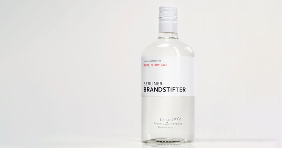 Launch: Berliner Brandstifter versendet erste Flaschen des Berlin Dry Gin