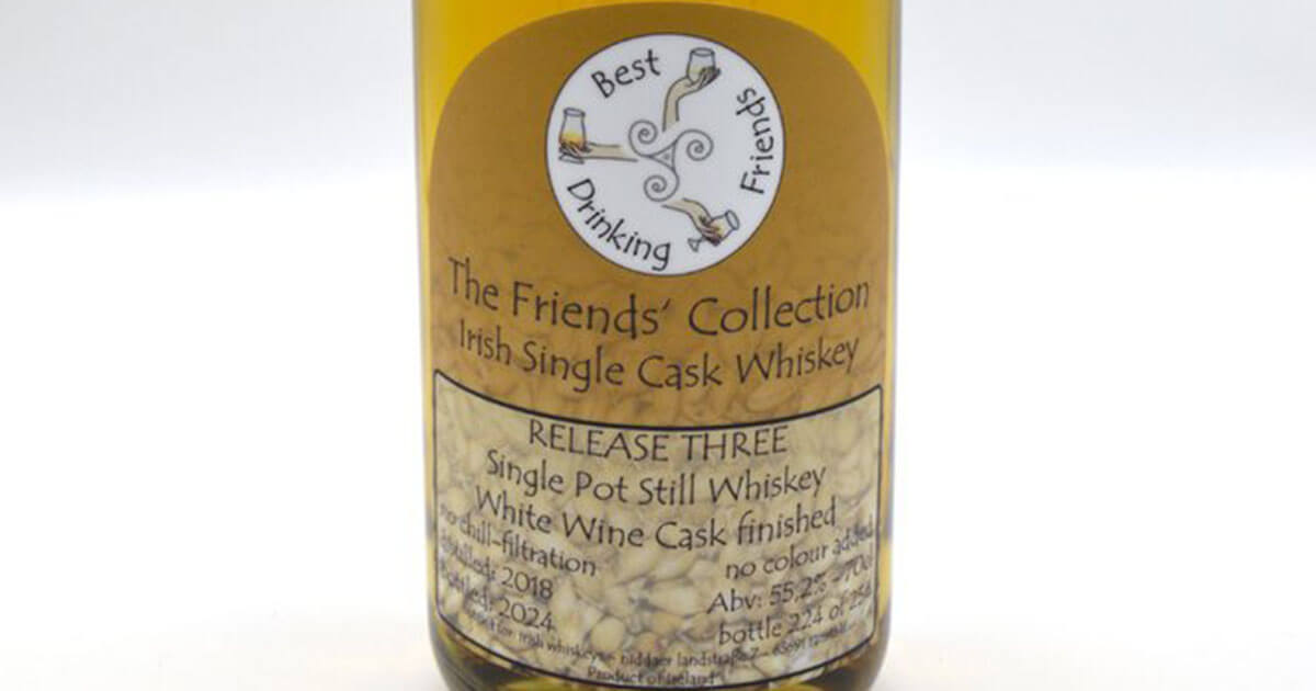 Single Pot Still: Irish Whiskeys präsentiert Nummer drei der Friend’s Collection