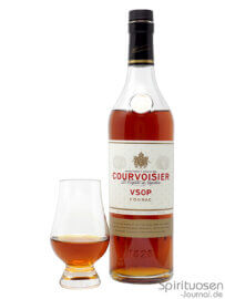 Courvoisier VSOP Glas und Flasche