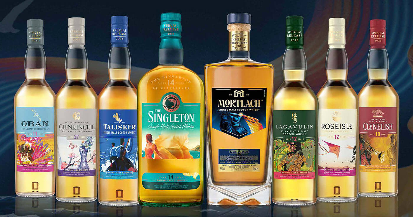 „Spirited Xchange“: Diageo präsentiert acht neue Special Releases für 2023