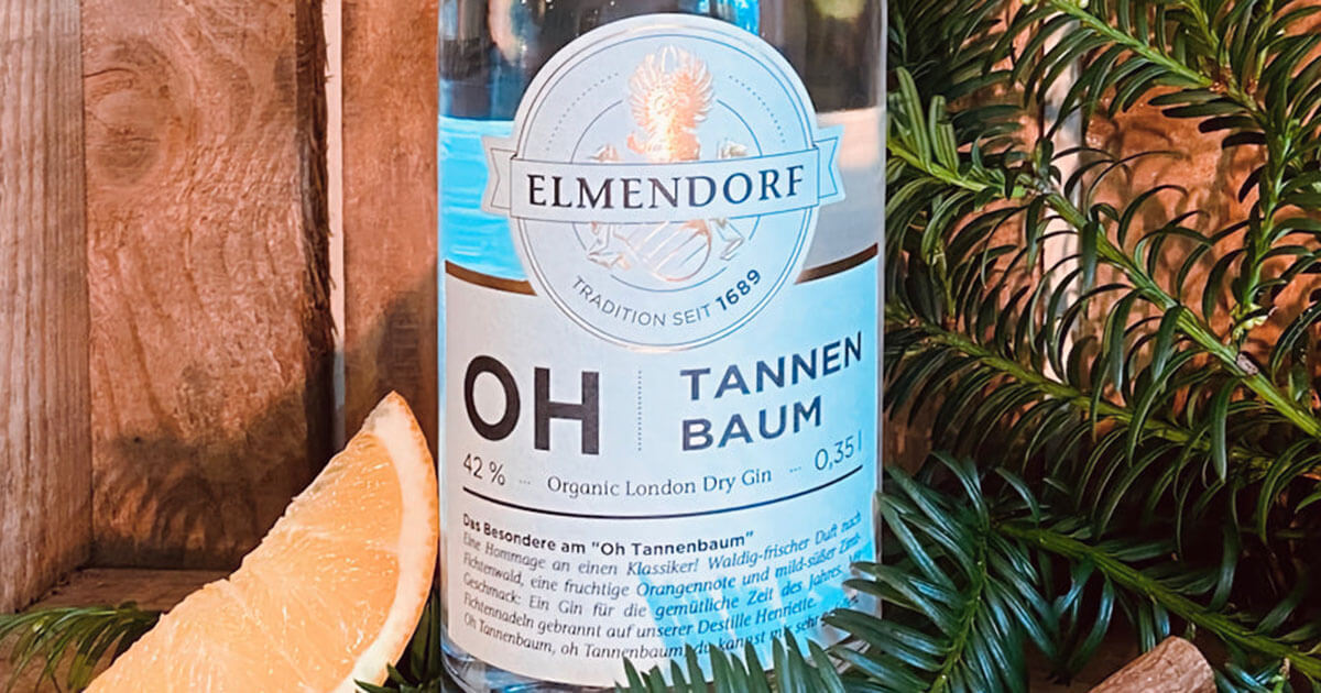 Streng limitiert: Brennerei Elmendorf mit Oh Tannenbaum – London Dry Gin