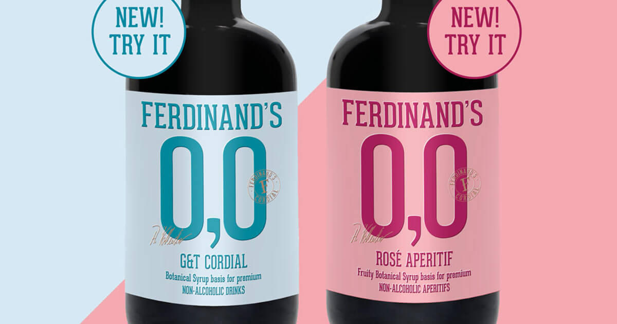 Ohne Alkohol: Ferdinand’s fängt Gin und Rosé Aperitif in Sirupen ein