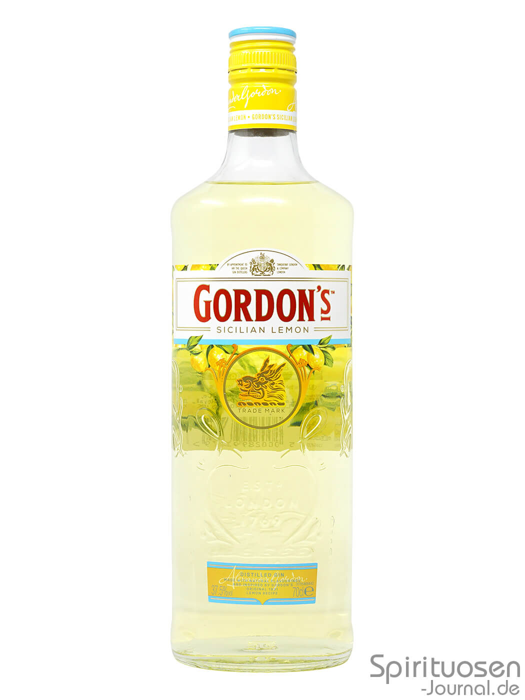 Gordon\'s Sicilian Geld Gin Zitrus-Gin Lemon im kleines Test: Solider Distilled für –