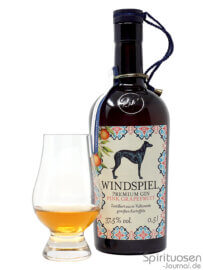 Windspiel Gin Pink Grapefruit Glas und Flasche