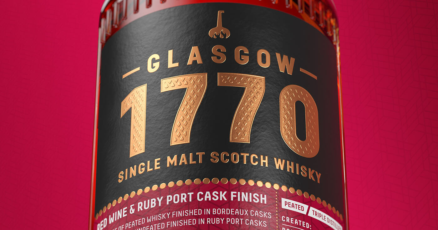 Small Batch Series: Glasgow Distillery mit 1770 Red Wine & Ruby Port Cask Finish