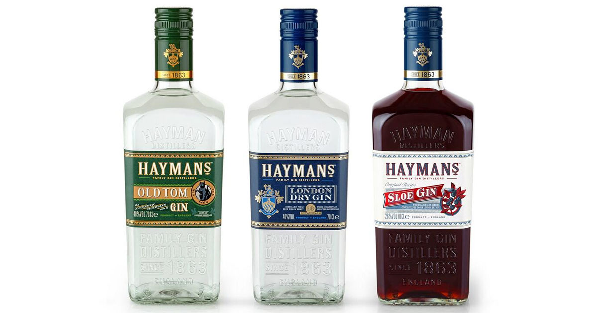 Einheitliche Optik: Hayman’s Gin aktualisiert Flaschendesign