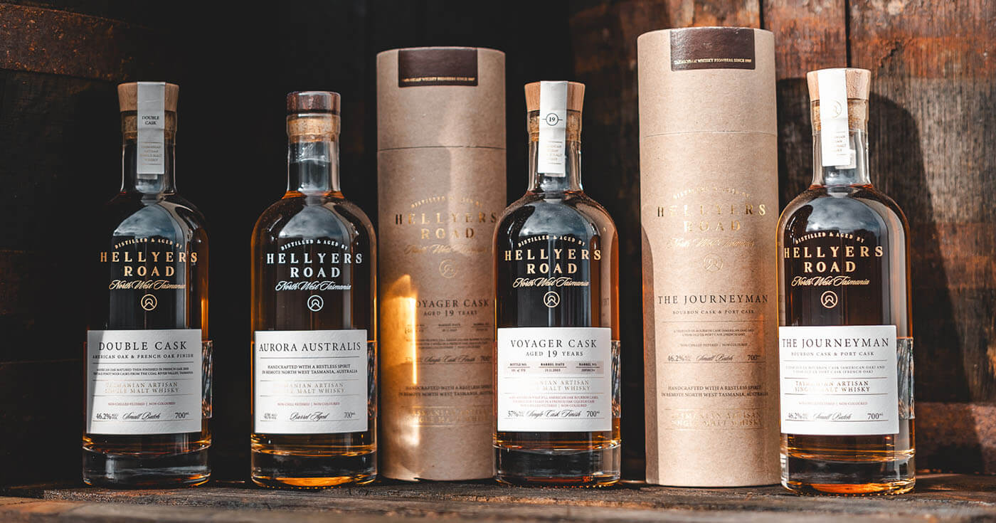 Mit Redesign: Hellyers Road Distillery mit neuer Core Range