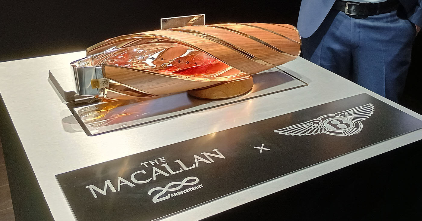 The Macallan Horizon: The Macallan und Bentley Motors enthüllen neue Rarität