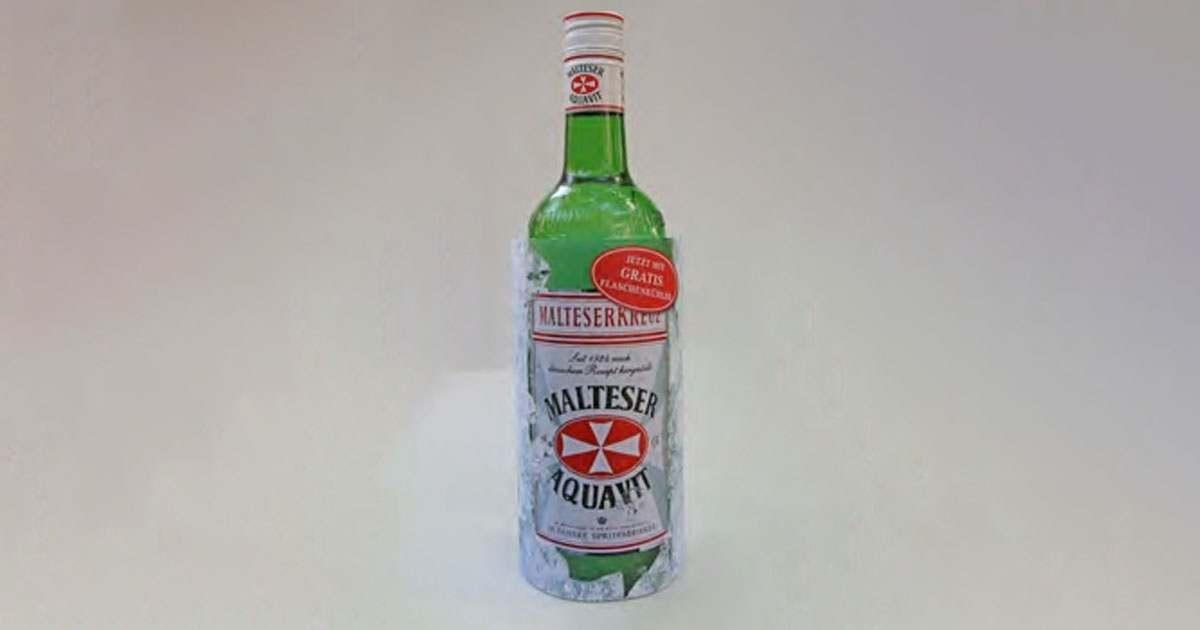 Gratis: Malteserkreuz Aquavit mit Flaschenkühler in On-Pack-Promotion