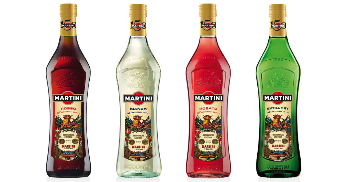 150-Jähriges: Martini feiert Jubiläum mit Sonderedition und neuen Designs