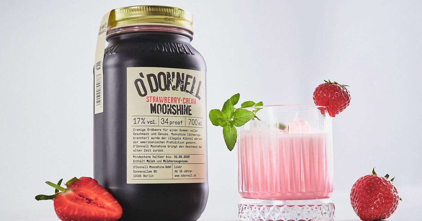 Sahnig: O’Donnell Moonshine enthüllt Sommersorte „Strawberry-Cream“