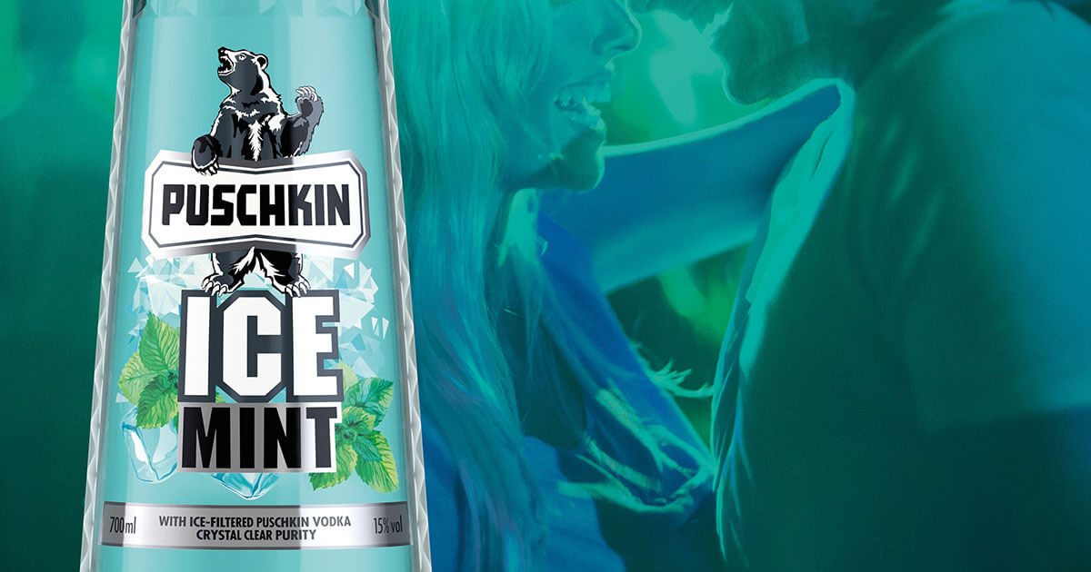 Partyshot: Berentzen-Gruppe enthüllt Puschkin Ice Mint