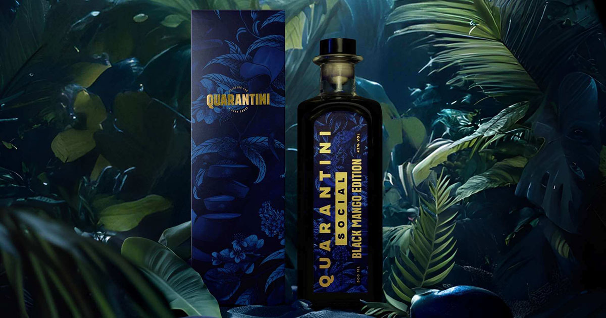 Limitiert: Social Distillery mit Quarantini Social Black Mango Edition