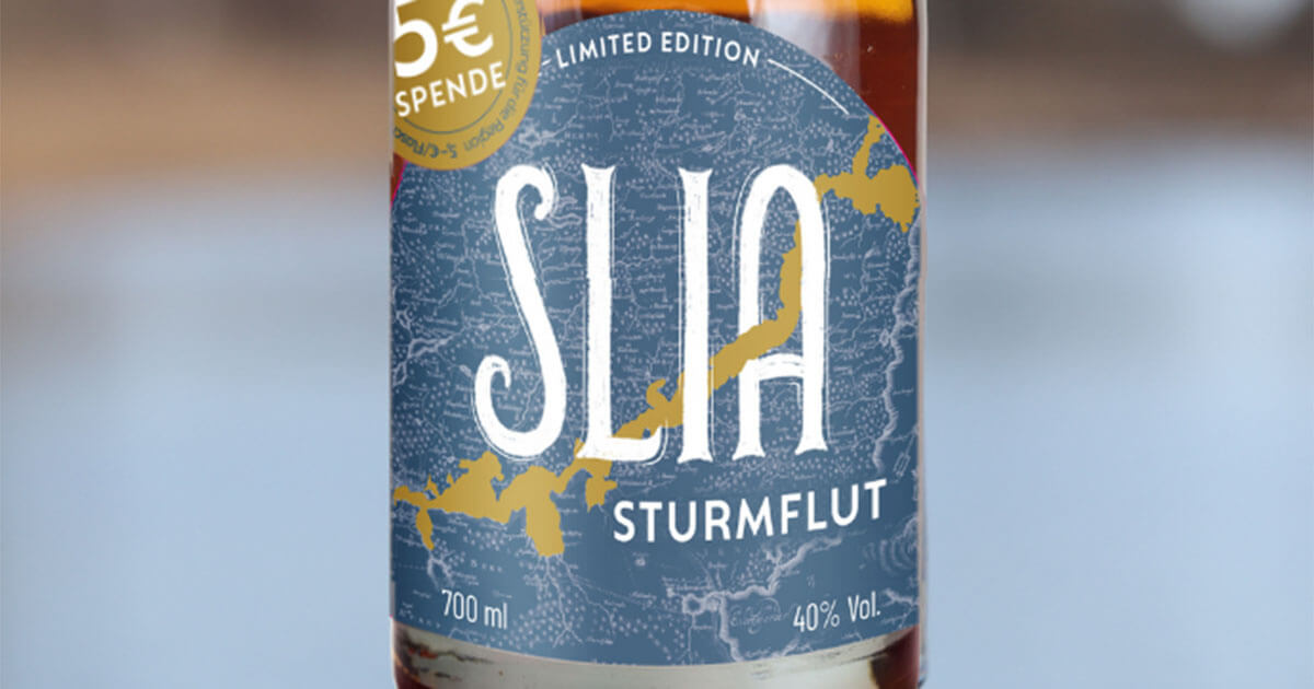 Charity-Aktion: Rum & Co mit limitiertem Slia Sturmflut