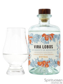 Vira Lobos Glas und Flasche