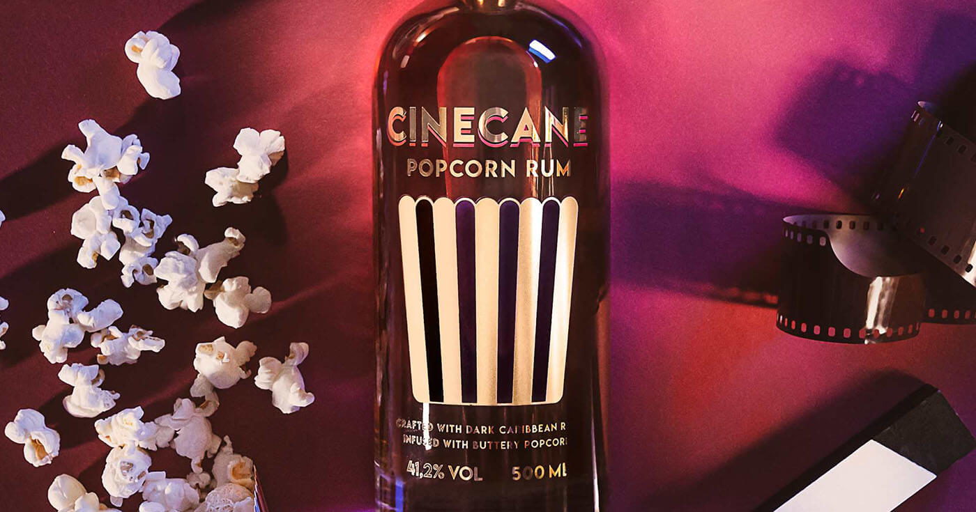 Mit mehr Popcorn: Tastillery relauncht Cinecane Popcorn Rum