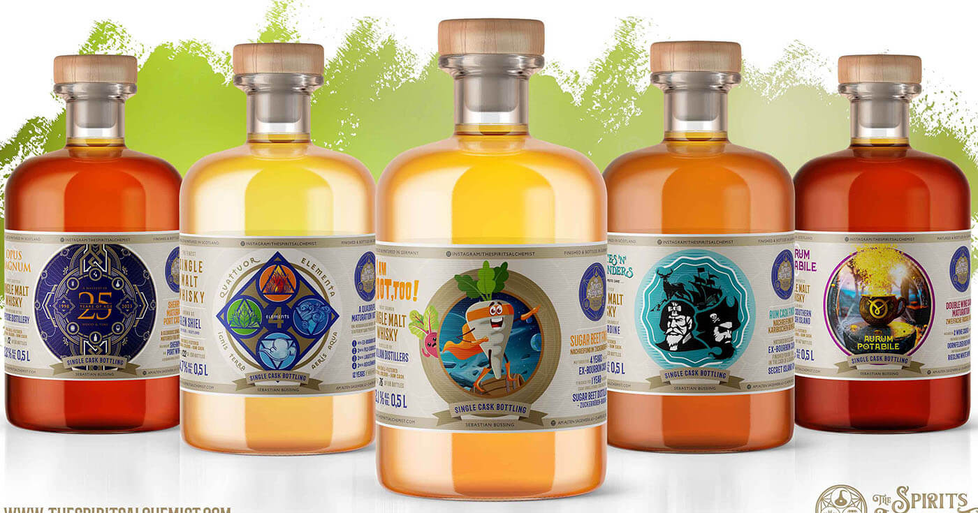 Unabhängig: The Spirits Alchemist mit fünf neuen Single Cask Bottlings