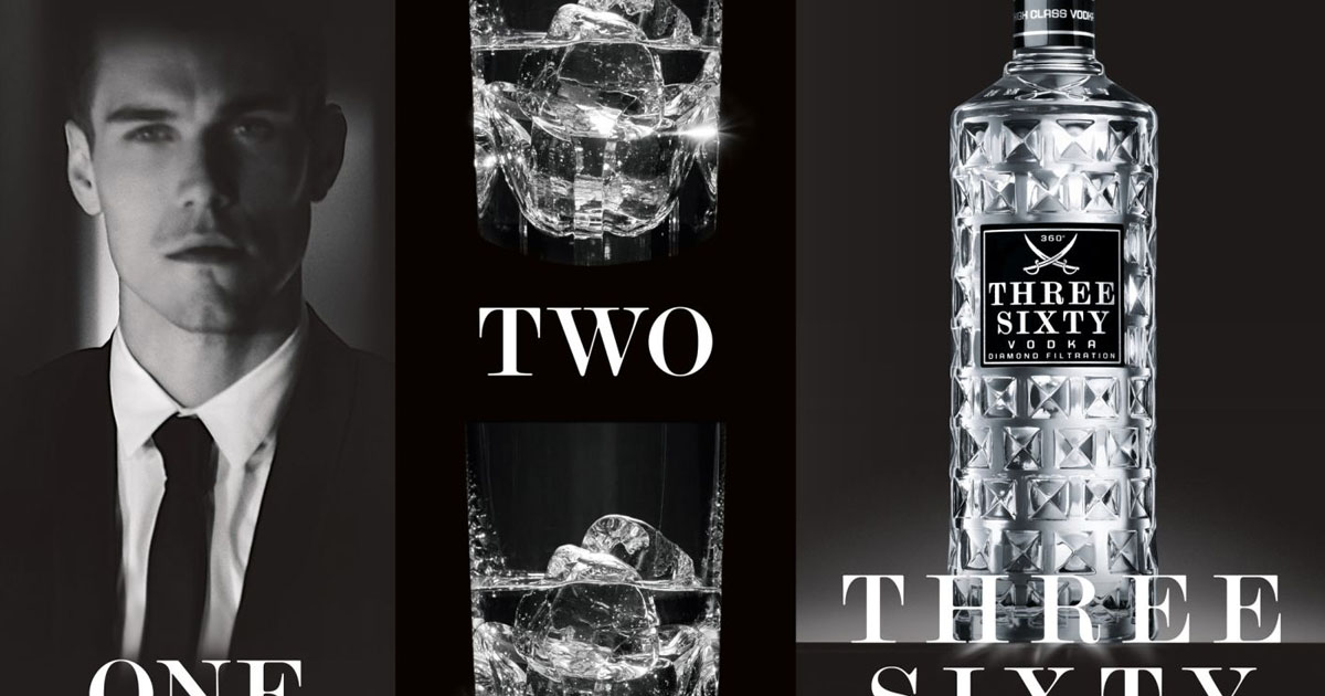 Erster TV-Spot: Three Sixty Vodka erhält nationale Werbekampagne