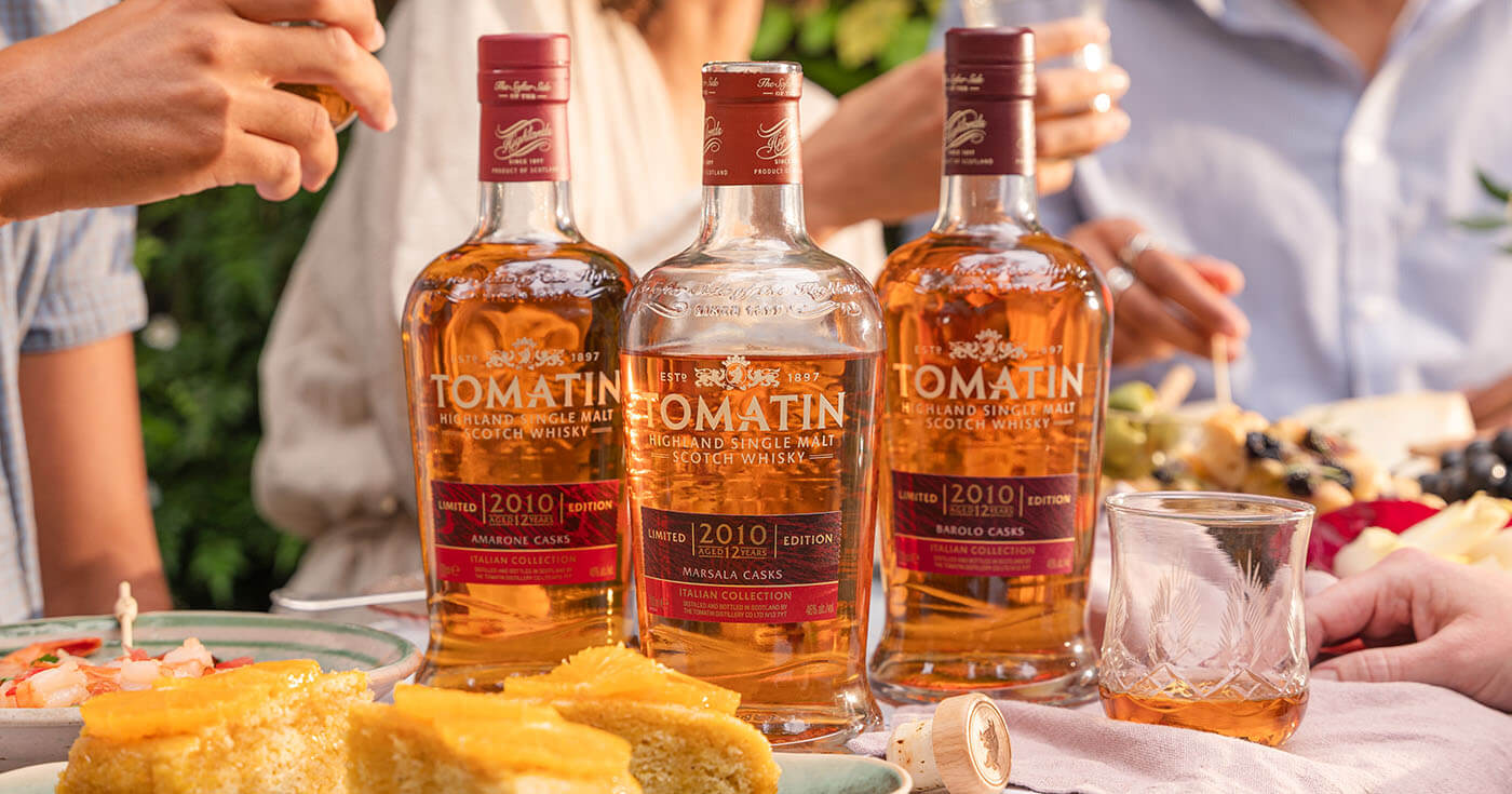 Limited Editions: Tomatin Distillery bringt dreiteilige Italian Collection