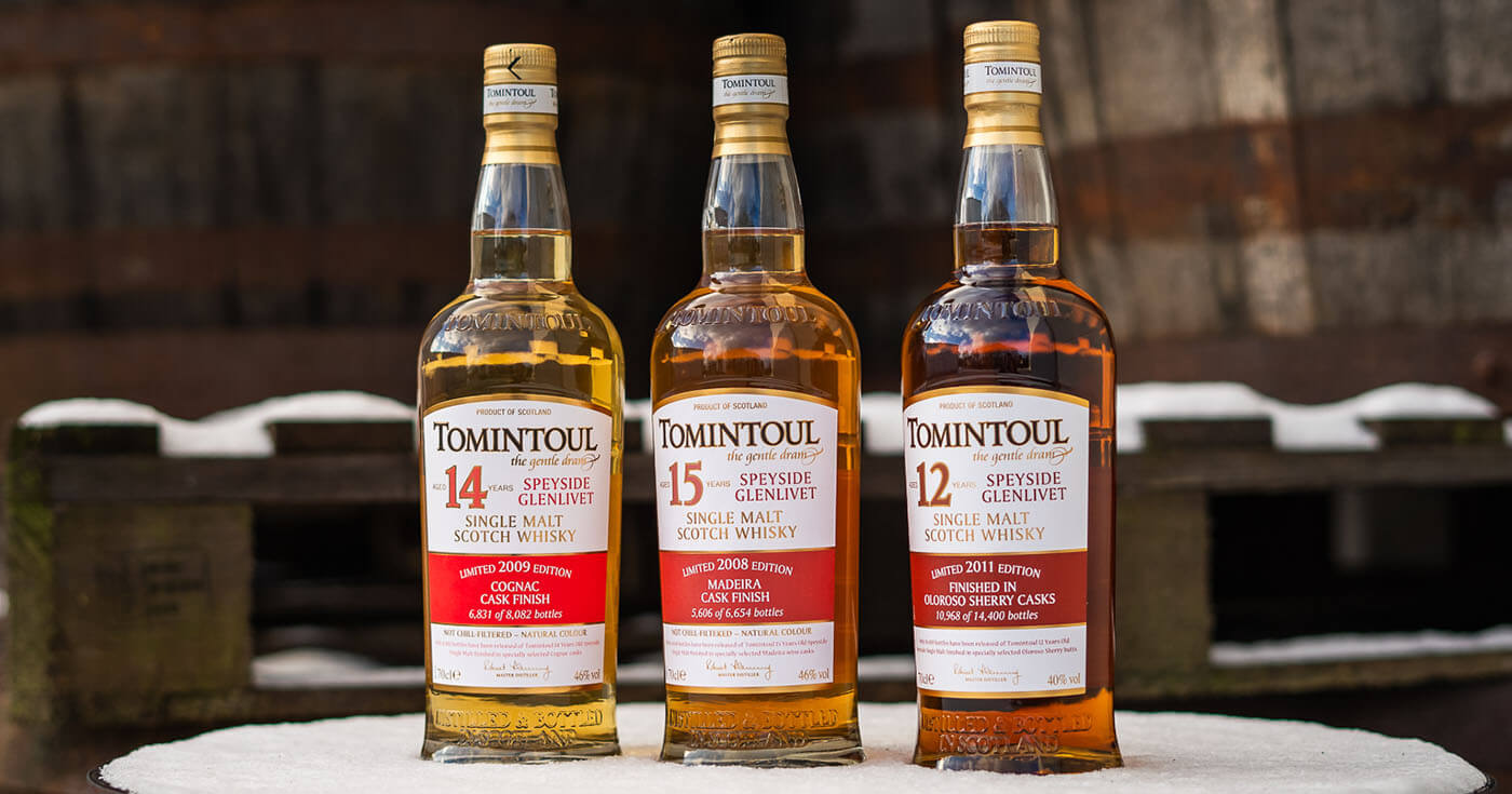 Nachgereift: Tomintoul Distillery bringt drei Limited Editions