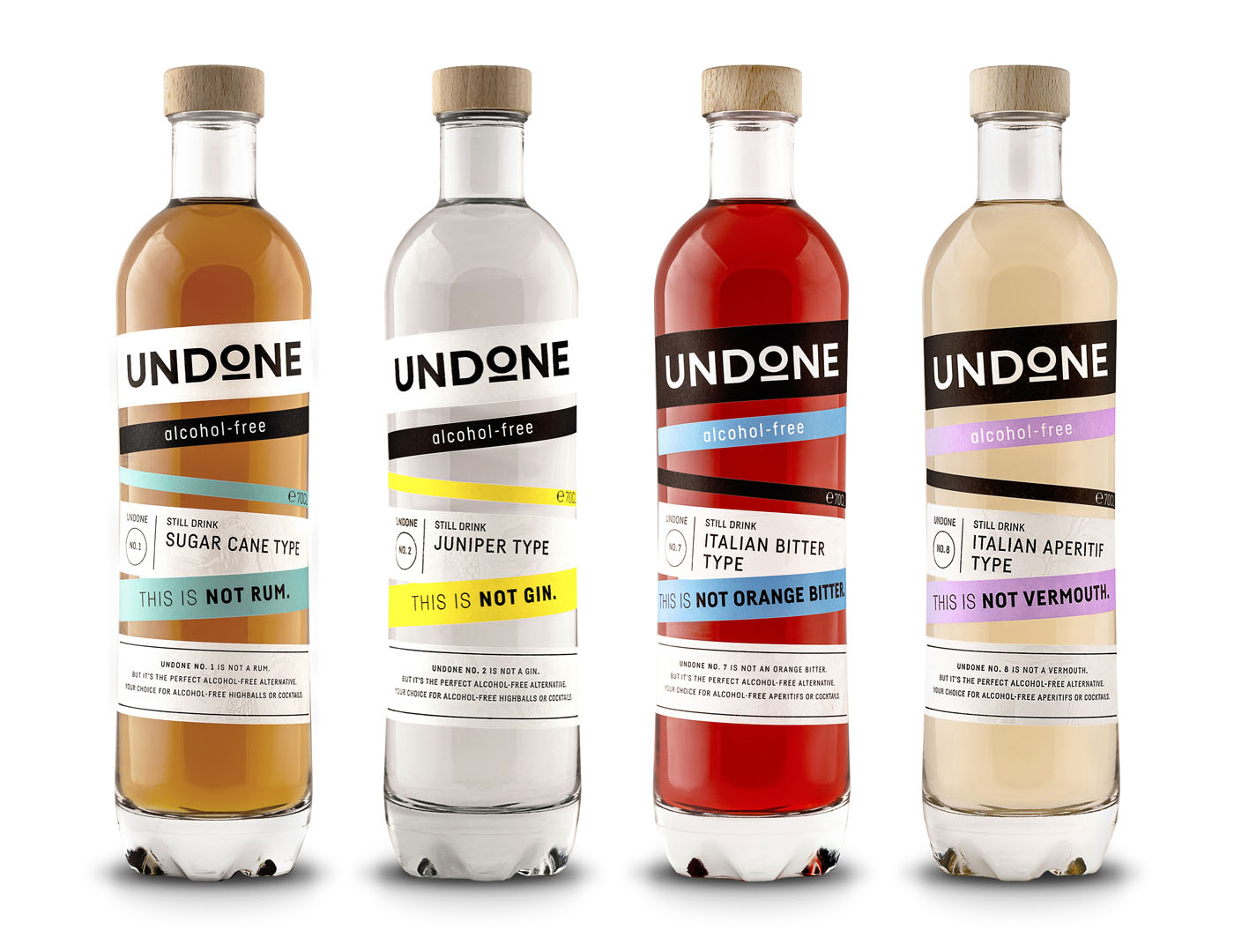 Erste Produktlinie: Undone startet mit alkoholfreien  Spirituosen-Alternativen durch –
