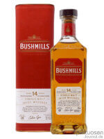 Bushmills 14 Jahre Verpackung und Flasche