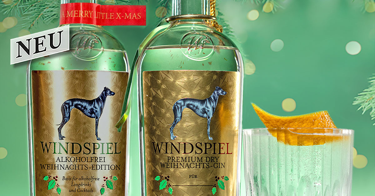 Mit Blattgold: Windspiel Manufaktur lanciert alkoholfreie Weihnachts-Edition