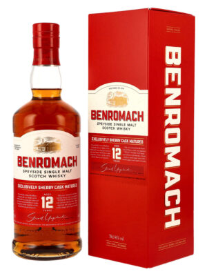 Benromach 12 Jahre eine Flasche Benromach 12 Jahre samt Geschenkverpackung
