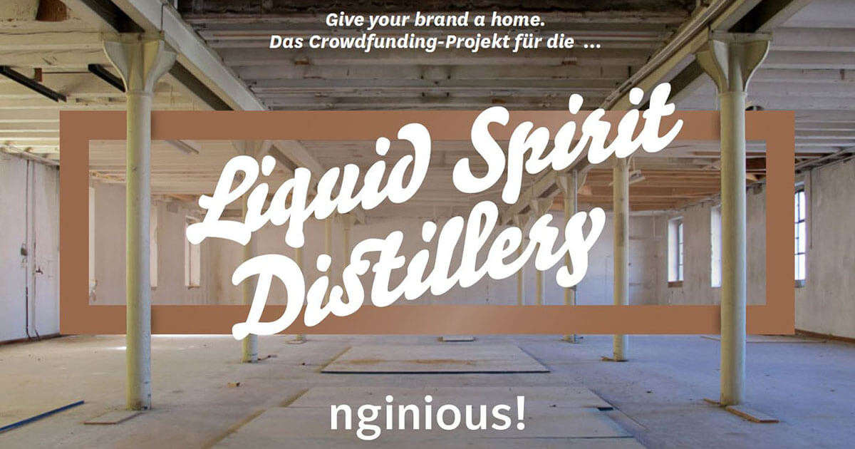 Support gesucht: nginious! eröffnet eigene Destillerie per Crowdfunding