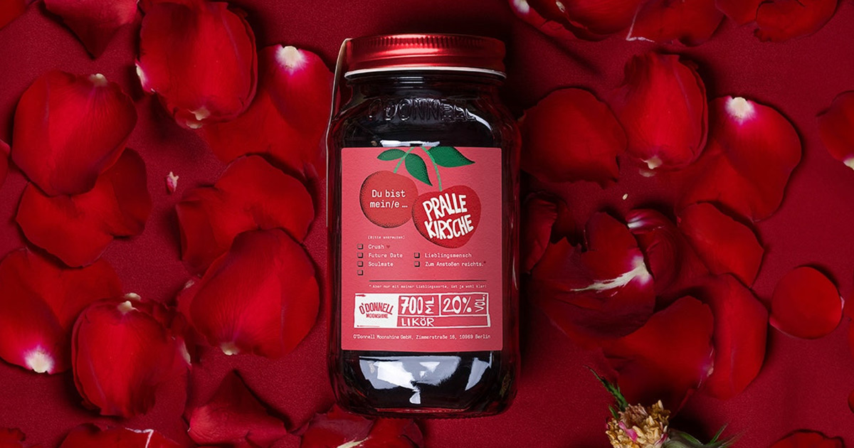 „Pralle Kirsche“: O’Donnell Moonshine bringt Valentinstags Special Edition