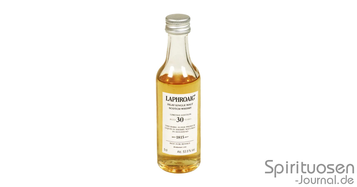 Test: Laphroaig 30 Jahre Cask Strength 2016