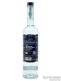 Organika Organic Vodka Rückseite